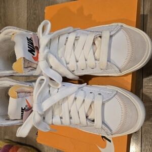 Nike White High-Top Sneakers